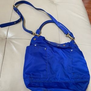 Marc Jacobs Blue Preppy Sia Nylon Crossbody Bag